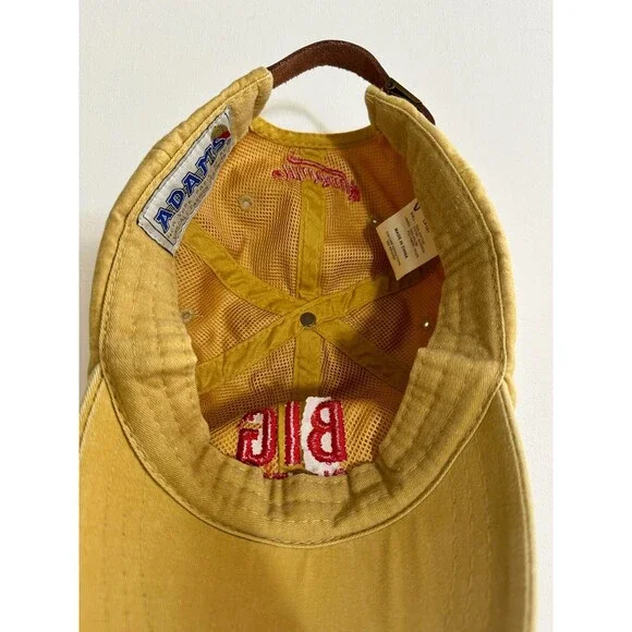 Murray’s Big Cheese Adams Upscale Cotton Dad Golf Hat Baseball Cap Leather Strap - Picture 7 of 12